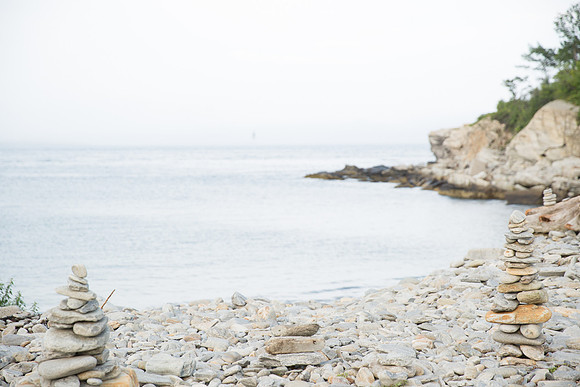 view at the top of the pebble beach