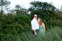 pathway behind dune grass